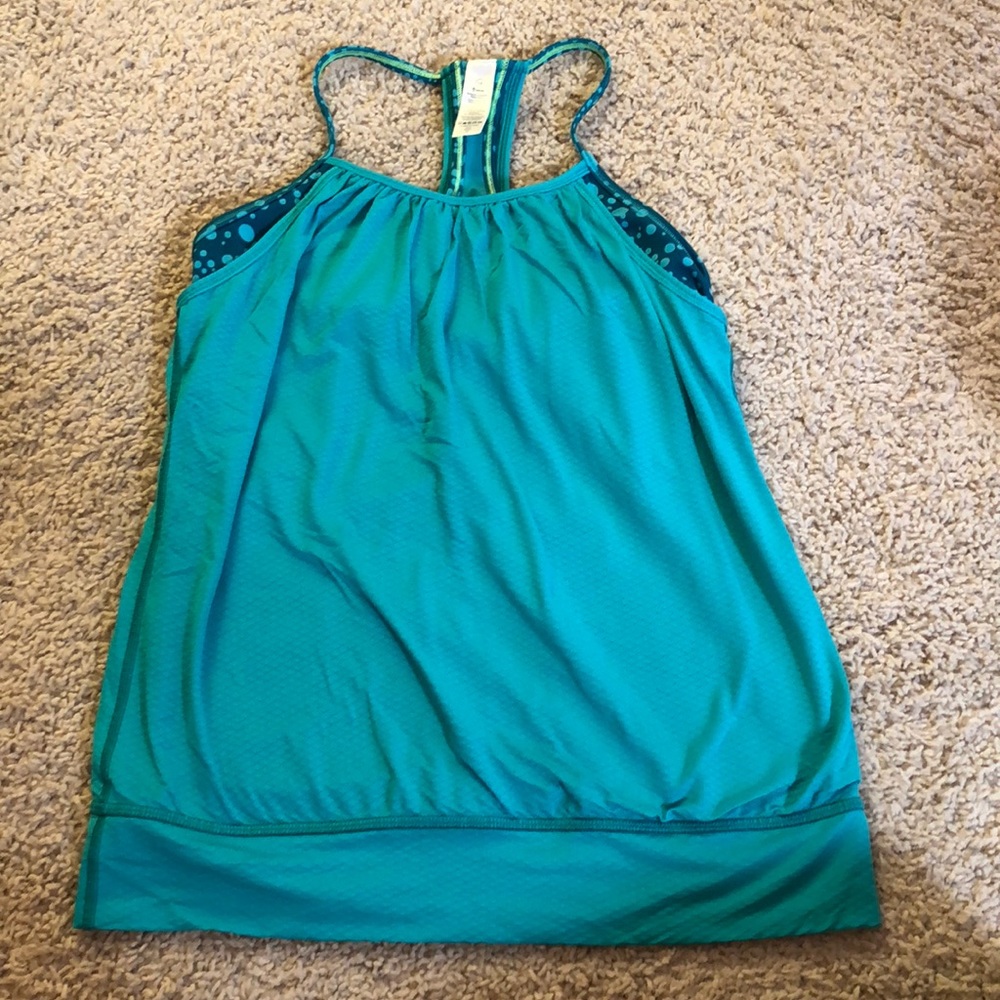 Ivivva Sports Tank Top! Built in sports bra!